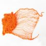 Halloween decoration: ZELENA decorative fabric scraps, coarse weave, orange, 30"x16ft/76x500cm