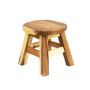 Wooden flower stool NANNATI, natural, 10"/25cm, Ø10"/26cm