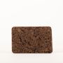 Rectangular agglomerated cork mat MANARA, dark, 11"x7"x0.7"/29x19x1,8cm