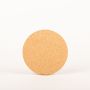 Round agglomerated cork mat MANARA, natural, 0.6"/1,5cm, Ø8"/20cm