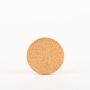 Round agglomerated cork mat MANARA, natural, 0.6"/1,5cm, Ø5.7"/14,5cm
