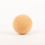 Cork sphere MEDORA made of agglomerated cork, natural, Ø1.6"/4cm