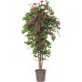 Decorative bougainvillea INGELOTTE, real stems, flowers, fuchsia, 3ft/100cm - Made in Italy