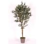Artificial olive tree MIANA, natural stems, with fruits, 3ft/100cm - Made in Italy