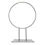 Metal decorative ring FREYDIS with foot, 24"/60cm, Ø19"/48cm