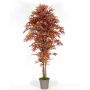 Artificial Japanese maple MYKYTA, natural stems, red-brown, 5ft/150cm - Made in Italy
