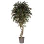 Artificial Japanese maple KYRYLO, real stem, green-red, 6ft/175cm - Made in Italy