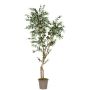 Artificial olive tree RANIERO, real stems, with fruits, 5ft/150cm - Made in Italy