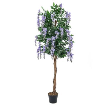 Artificial Wisteria LESLIE, real stems, blooms, purple, 6ft/180cm Artificial Wisteria LESLIE, real stems, blooms, purple, 6ft/180cm