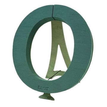 OASIS® Wet floral foam Letter O, Bioline wooden base, wooden stand, green, 16"x15"x2"/40x37x5cm OASIS® Wet floral foam Letter O, Bioline wooden base, wooden stand, green, 16"x15"x2"/40x37x5cm
