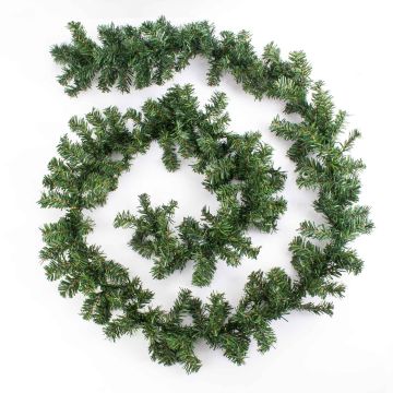 Plastic Fir garland CORNELIUS, 9ft/270cm, Ø 8"/18cm Plastic Fir garland CORNELIUS, 9ft/270cm, Ø 8"/18cm
