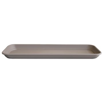 Rectangular planter box coaster URMINA made of plastic, taupe, 15"x6"x1.2"/37x16x3cm Rectangular planter box coaster URMINA made of plastic, taupe, 15"x6"x1.2"/37x16x3cm