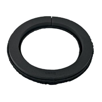 OASIS® Black Ideal Wet floral foam Wreath, Biolit recycled paper tray, black, 2.4"/6cm, Ø20"/51cm