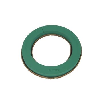 OASIS® Wet floral foam Wreath, Biolit recycled paper tray, green, 2.4"/6cm, Ø20"/50cm