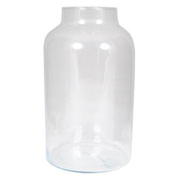 Glass table vase SIARA, clear, 12"/30cm, Ø6.6"/16,8cm