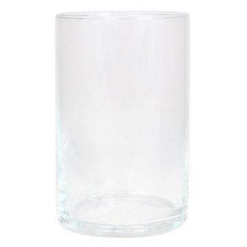 SANYA OCEAN table lamp, glass, cylindrical, clear, 20 cm, Ø 11.5 cm