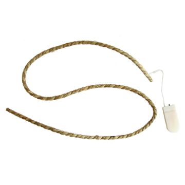 Decorative grass rope ARNAR with fairy lights, beige, Ø0,5cm Decorative grass rope ARNAR with fairy lights, beige, Ø0,5cm