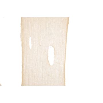 Halloween decoration rag decorative fabric ZELENA, coarse mesh, beige, 75x300cm