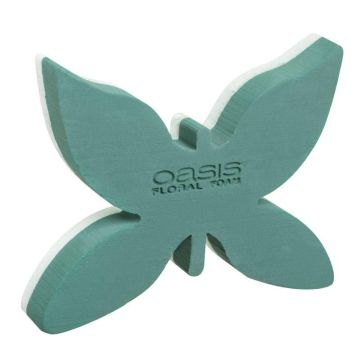 OASIS® Fresh floral foam Butterfly, polystyrene rigid foam bottom, green, 14"x11"x2.4"/34,5x27,5x6cm