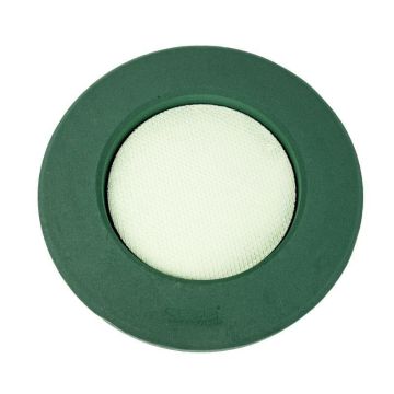 OASIS® Wet floral foam Pedestal ring, funeral floristry, Bioline wooden base, green, 1.8"/4,5cm, Ø15"/37cm