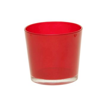 Plant pot ALENA, glass, wine red, 3.7"/9,5cm, Ø4.5"/11,5cm Plant pot ALENA, glass, wine red, 3.7"/9,5cm, Ø4.5"/11,5cm