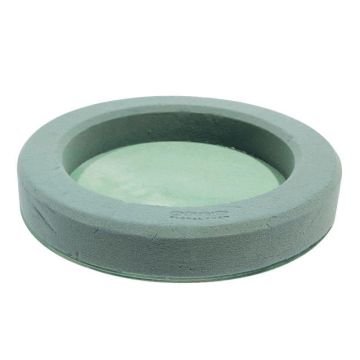 OASIS® Wet floral foam plant ring, Bioline wooden base, green, Ø13"/32cm OASIS® Wet floral foam plant ring, Bioline wooden base, green, Ø13"/32cm
