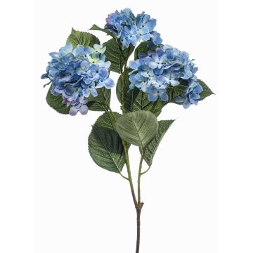Artificial hydrangea branch SWINER, blue, 100 cm