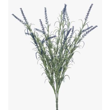 Artificial lavender WOLMER on a stem, crossdoor, blue, 40cm