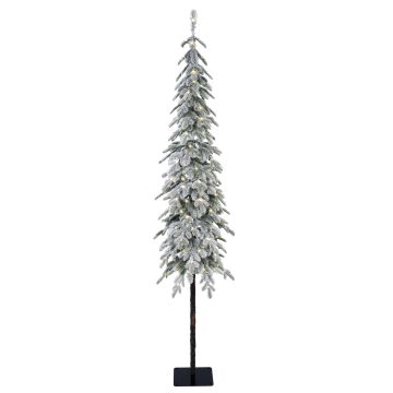 Artificial fir tree Hochstamm MOLDE DELUXE, snow-covered, LEDs, 6ft/180cm, Ø20"/50cm
