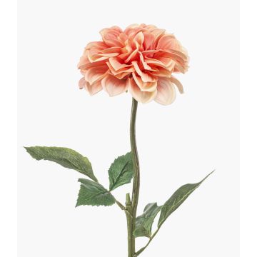 Artificial Dahlia TOWMER, Eco Collection, peach, 55cm