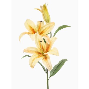 Artificial tiger lily KRAWEL, Eco Collection, yellow, 33"/85cm, Ø8"/21cm Artificial tiger lily KRAWEL, Eco Collection, yellow, 33"/85cm, Ø8"/21cm