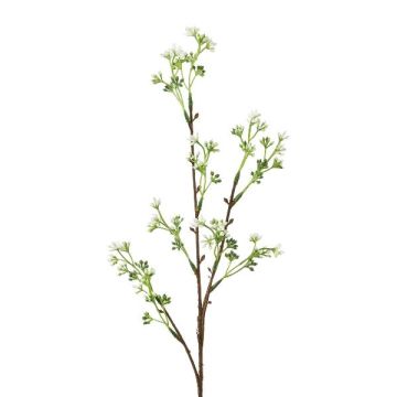 Decorative branch Baby's breath BRISLO, white, 26"/65cm