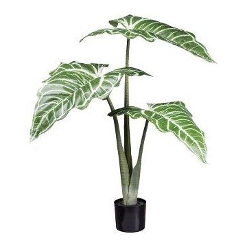 Artificial plant: Colocasia TAHRON, green-white, 4ft/130cm Artificial plant: Colocasia TAHRON, green-white, 4ft/130cm
