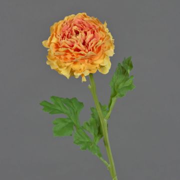 Artificial flower Ranunculus GRINTEL, apricot, 18"/45cm Artificial flower Ranunculus GRINTEL, apricot, 18"/45cm