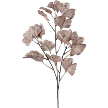 Artificial ginkgo branch LIMVAR, brown, 24"/60cm Artificial ginkgo branch LIMVAR, brown, 24"/60cm