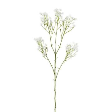 Artificial branch Globe amaranth GRALEN, white, 22"/55cm