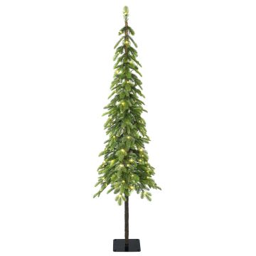 Artificial fir tree Hochstamm MOLDE DELUXE, LEDs, 5ft/150cm, Ø12"/30cm