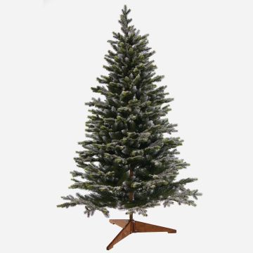 Artificial Christmas tree LEVANGER, frosted, 180cm, Ø120cm