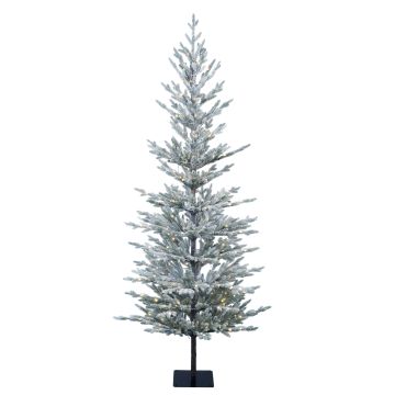 Artificial fir tree LILLESAND SPEED DELUXE, snow-covered, LEDs, 6ft/180cm, Ø28"/70cm Artificial fir tree LILLESAND SPEED DELUXE, snow-covered, LEDs, 6ft/180cm, Ø28"/70cm