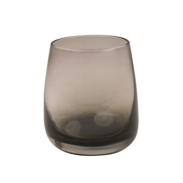 EDELMIRA juice glass, grey-clear, 9.5 cm, Ø8.5 cm