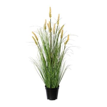 Fake grass Pennisetum VELZA with panicles, yellow, 31"/80cm