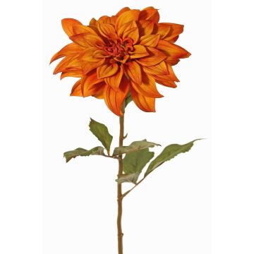 Decorative dahlia PHILLIPPA, Eco Collection, orange-yellow, 26"/65cm, Ø5.9"/15cm