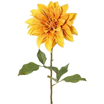 Decorative dahlia PHILLIPPA, Eco Collection, yellow-orange, 26"/65cm, Ø6"/15cm