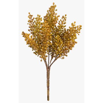 Artificial elderbush BERINDA with berries, spike, yellow, 12"/30cm Artificial elderbush BERINDA with berries, spike, yellow, 12"/30cm