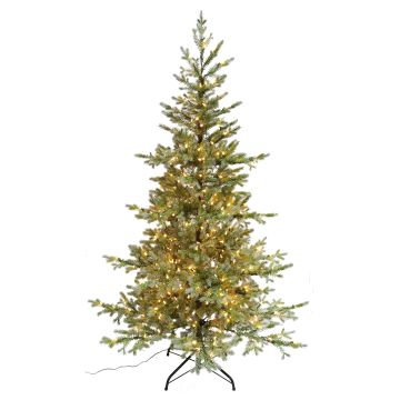 Artificial Fir tree BELLEVILLE SPEED DELUXE, snow-covered, LEDs, 200cm, Ø120cm