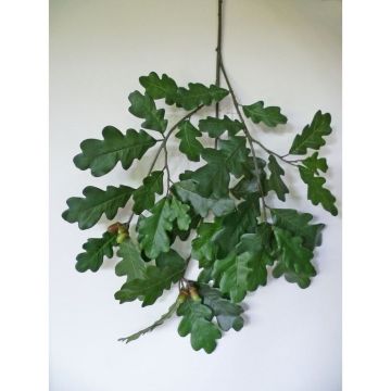 Artificial oak spray RICHARD with acorns, flame retardant, green, 26"/65cm Artificial oak spray RICHARD with acorns, flame retardant, green, 26"/65cm