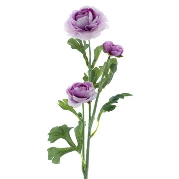 Artificial flower Ranunculus PROTO, purple-white, 26"/65cm Artificial flower Ranunculus PROTO, purple-white, 26"/65cm
