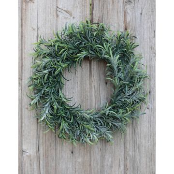 Decorative rosemary wreath DOMINIQUE, green, Ø12"/30cm Decorative rosemary wreath DOMINIQUE, green, Ø12"/30cm