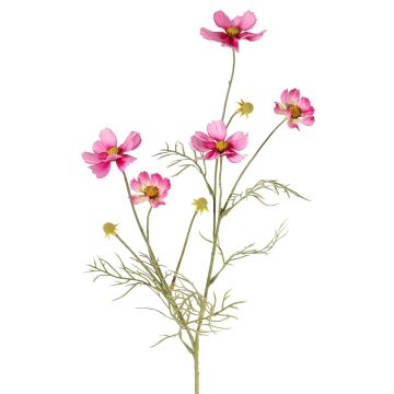 Artificial decorative basket branch PONGAU, pink, 70cm, Ø5-7cm