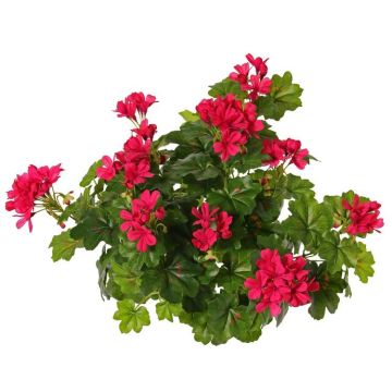 MIA artificial geranium on a stem, pink, 40cm, Ø5–8cm
